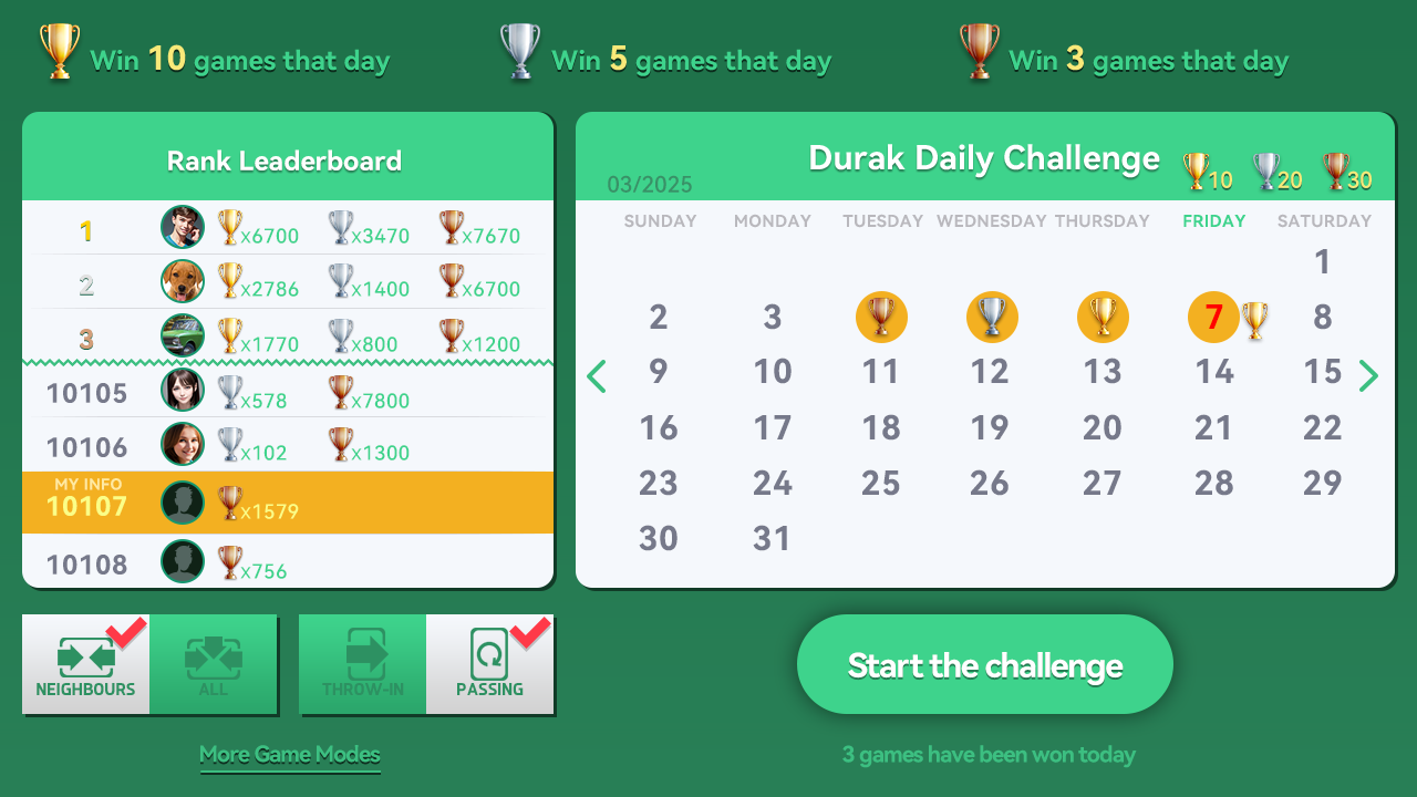 Durak: Classic Challenge screenshot