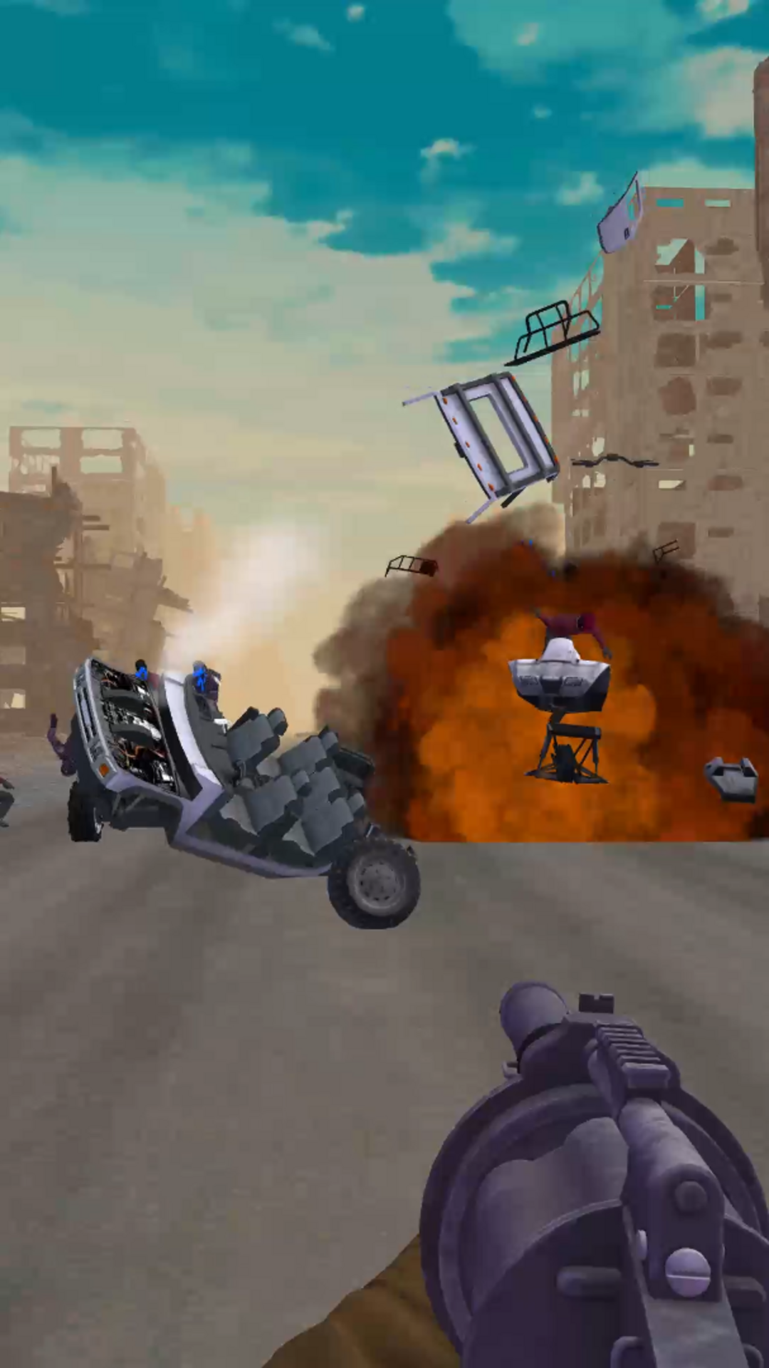 Godfather Road Chase: Realistic Shooter Guns screenshot 12