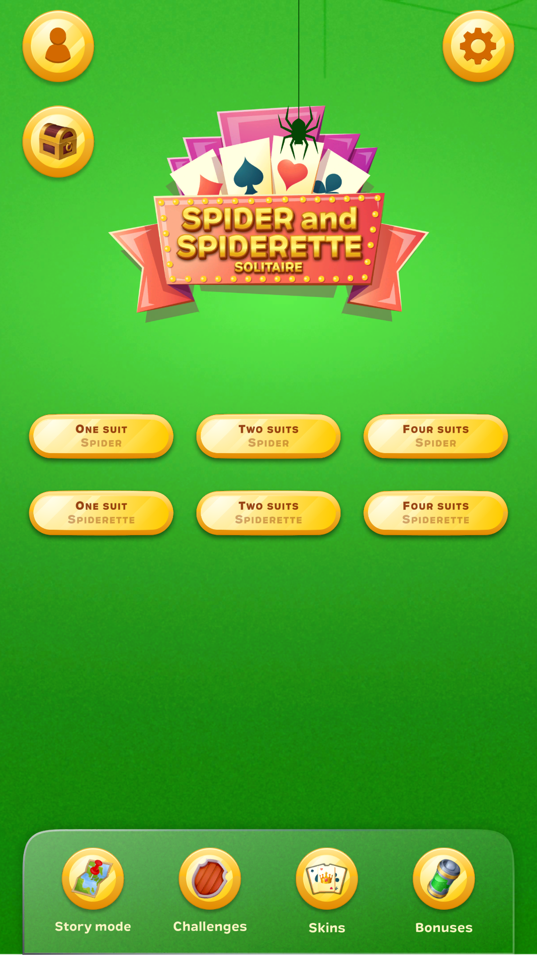 Spider and Spiderette solitaire screenshot 6