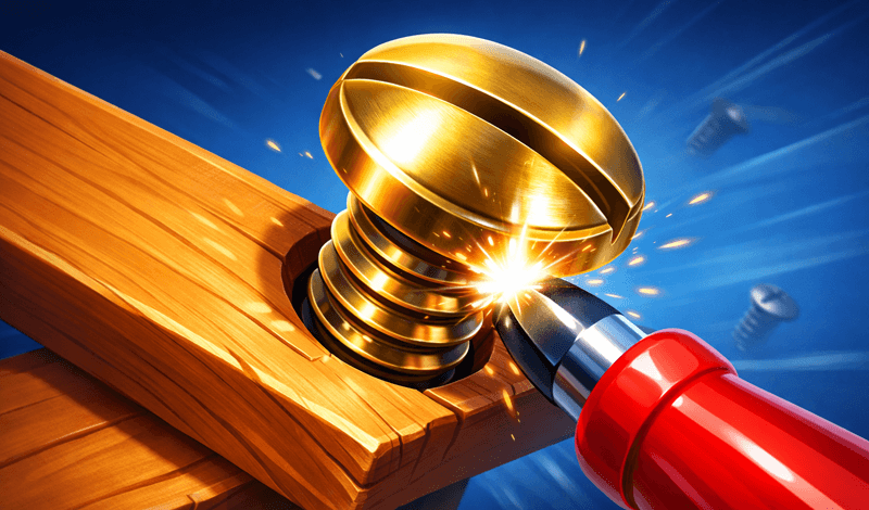 Screw Jam Master: Nuts & Bolts Sort game cover