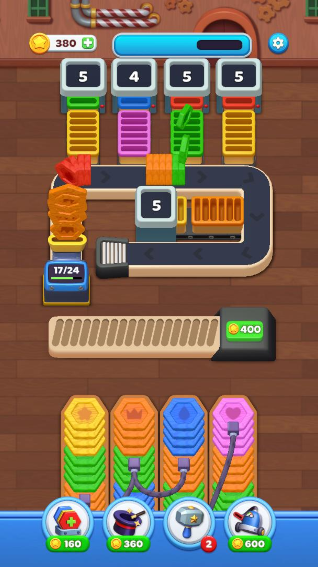 Wood Hexa Factory! screenshot 6
