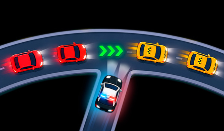 Traffic Gap: Merge Rush