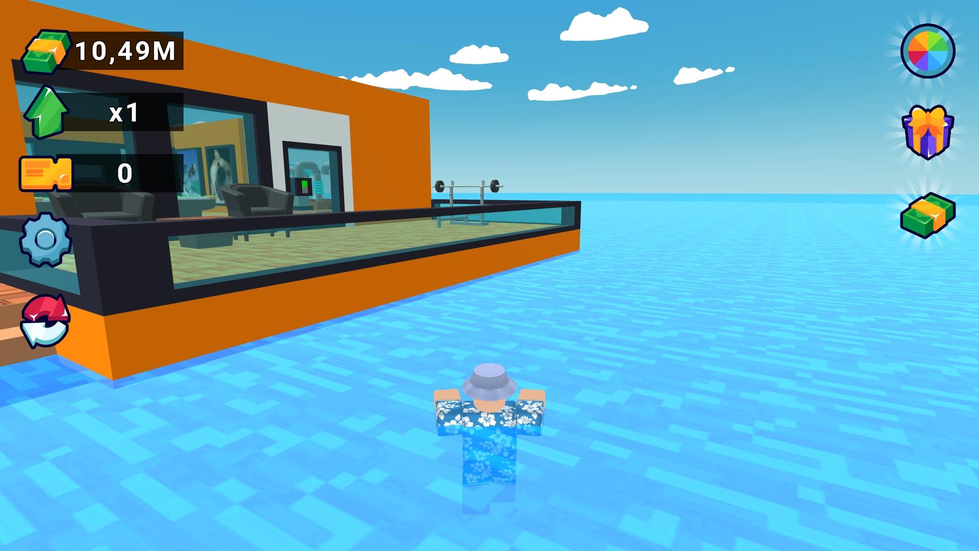 Obby: Raft Tycoon. Ocean of Money! screenshot