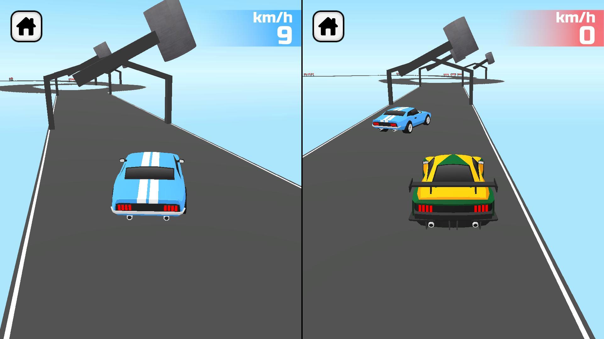 Racing: Two players screenshot