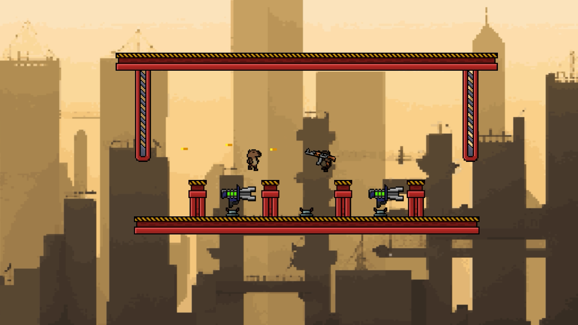Capybaras with Guns 2. A Game for Two Players screenshot