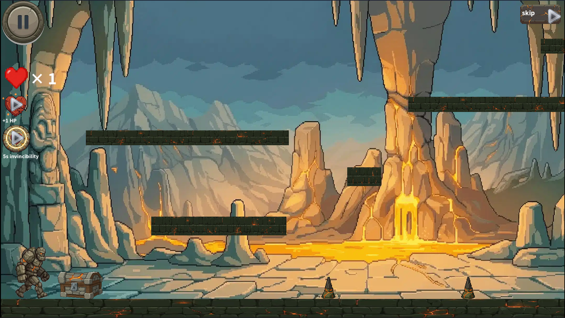 Stoneman: Lava Escape — screenshot 2