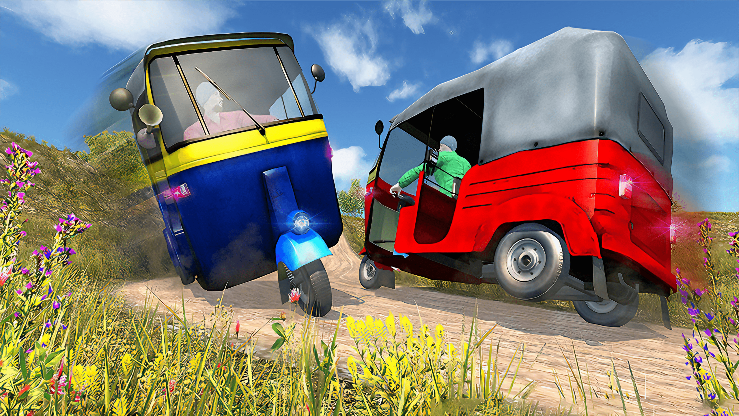 Tuk Tuk Rickshaw Driving Offroad screenshot