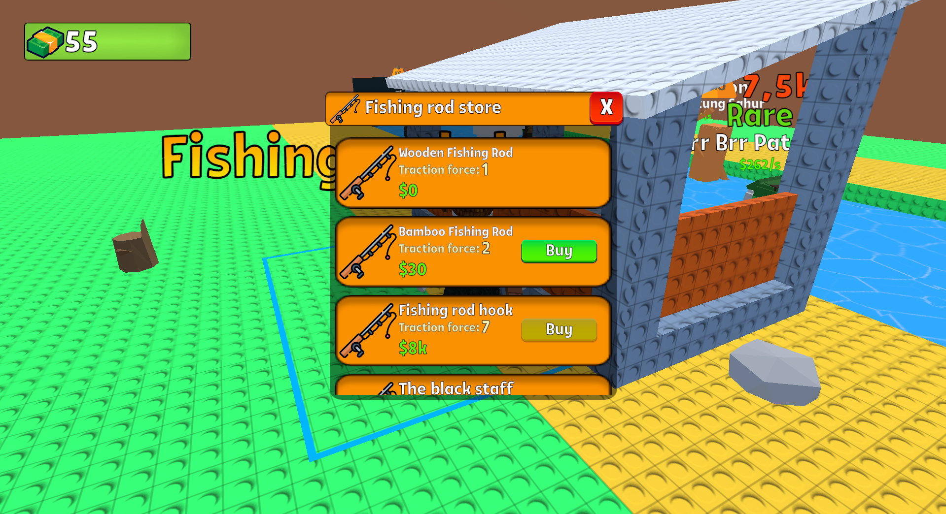 Catch Brainrots From River: Online — screenshot 2
