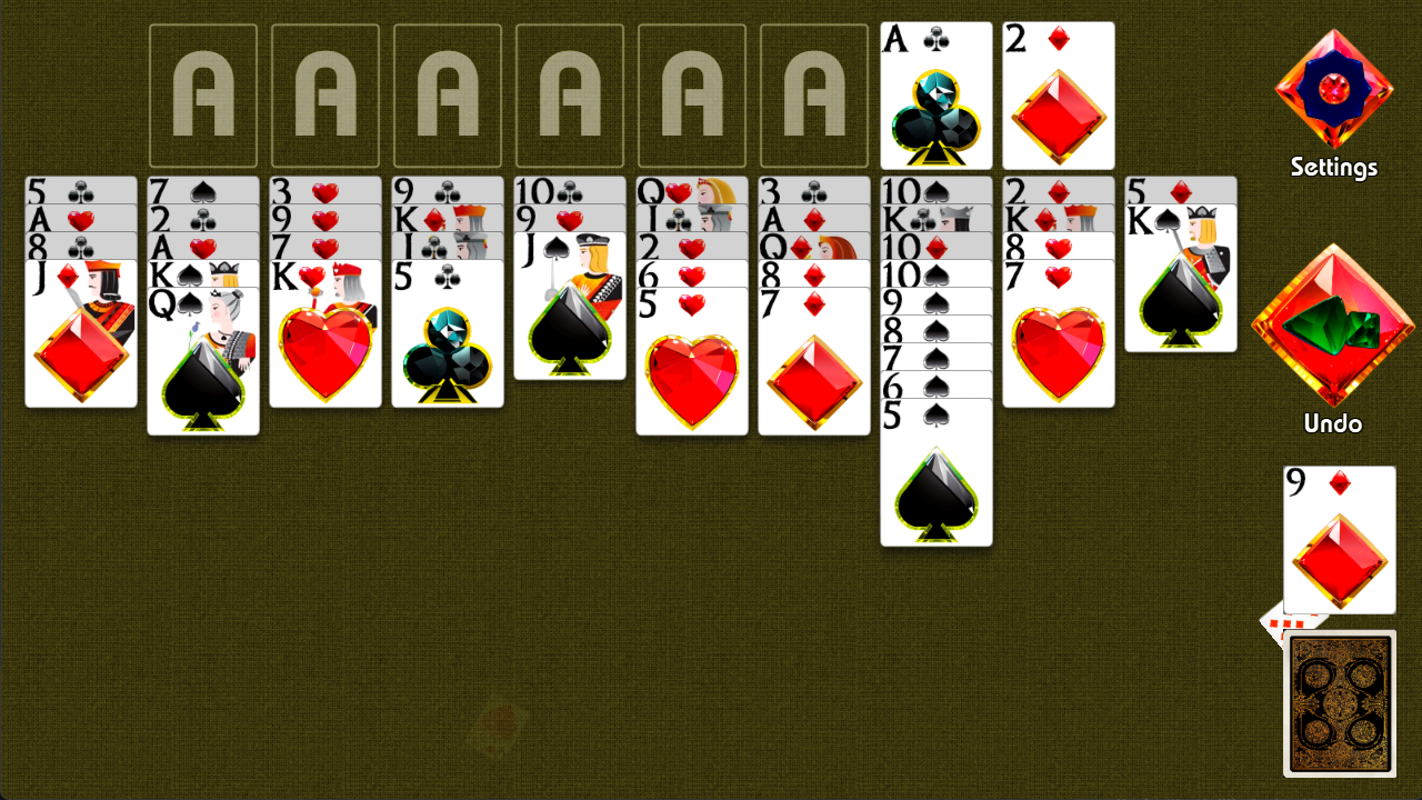 Solitaire Josephine and the Forty Thieves screenshot