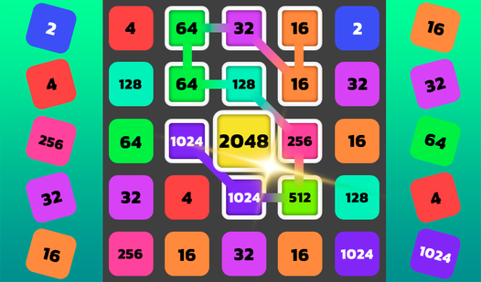 2048 Line Merge