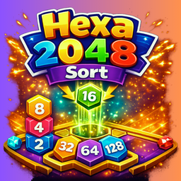 Hexa 2048 Sort