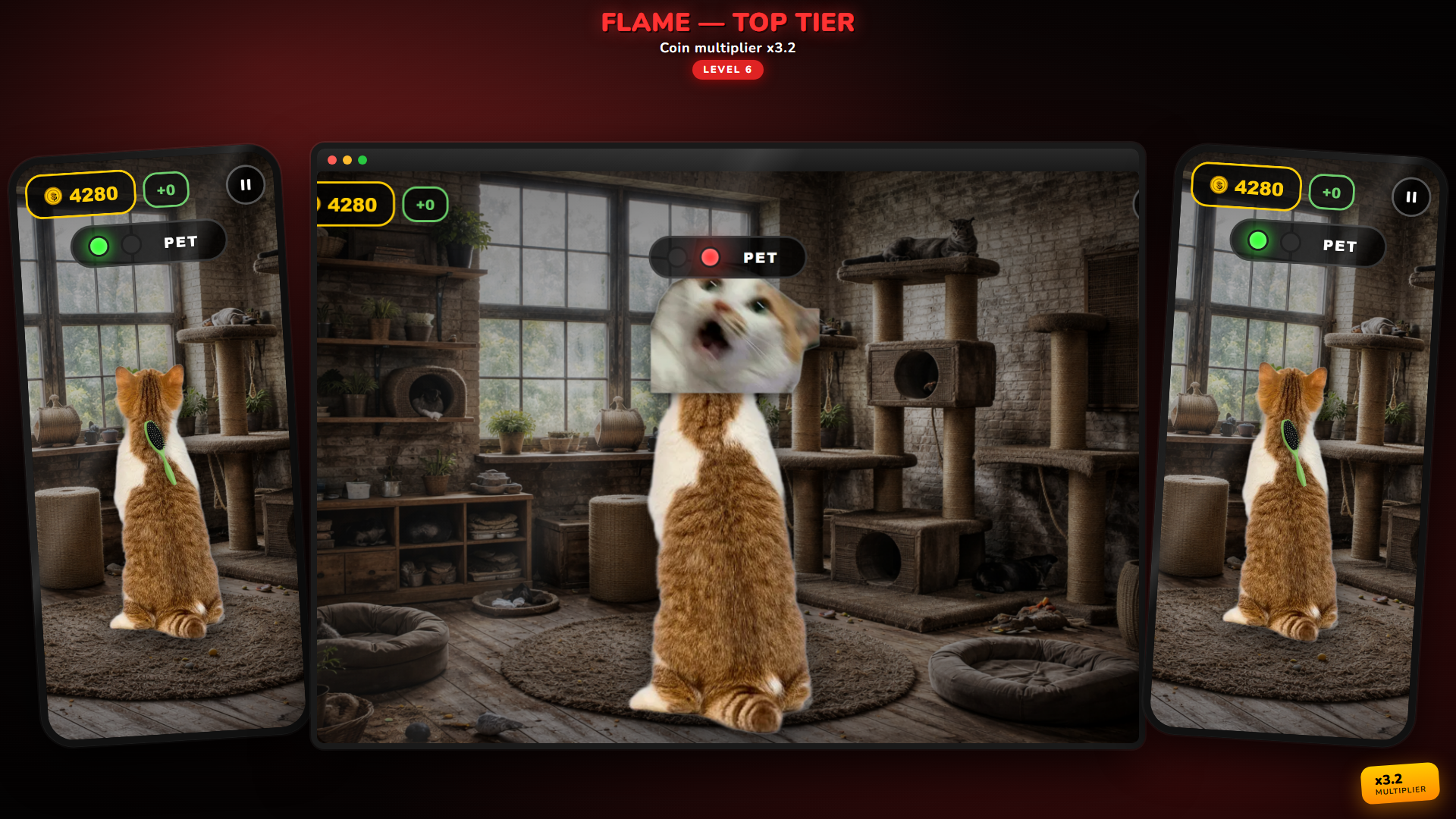 You won't be able to pet this cat... (horror) — screenshot 8