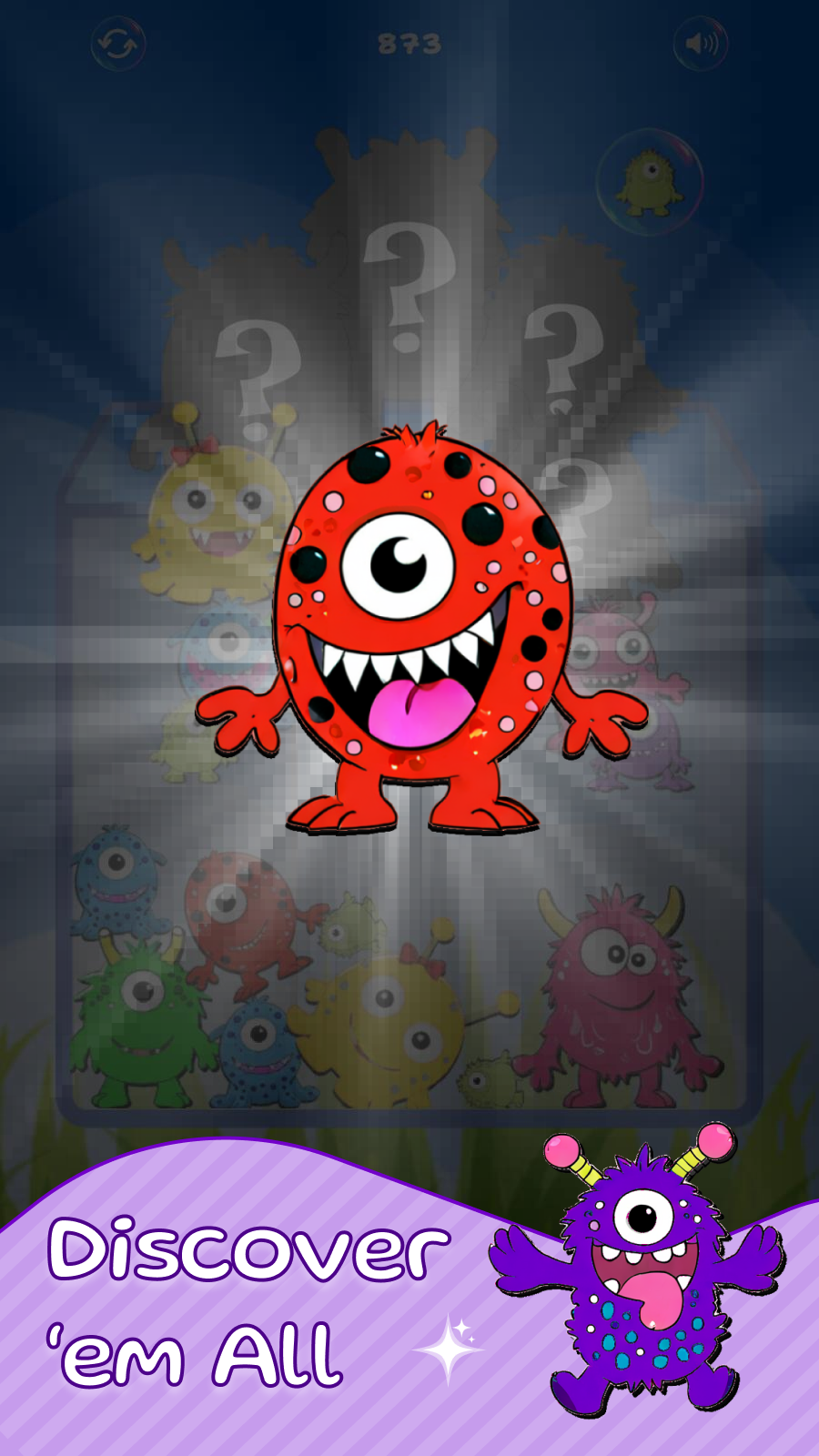 Cute Monsters Merging Game 2048: Merge Original screenshot 12