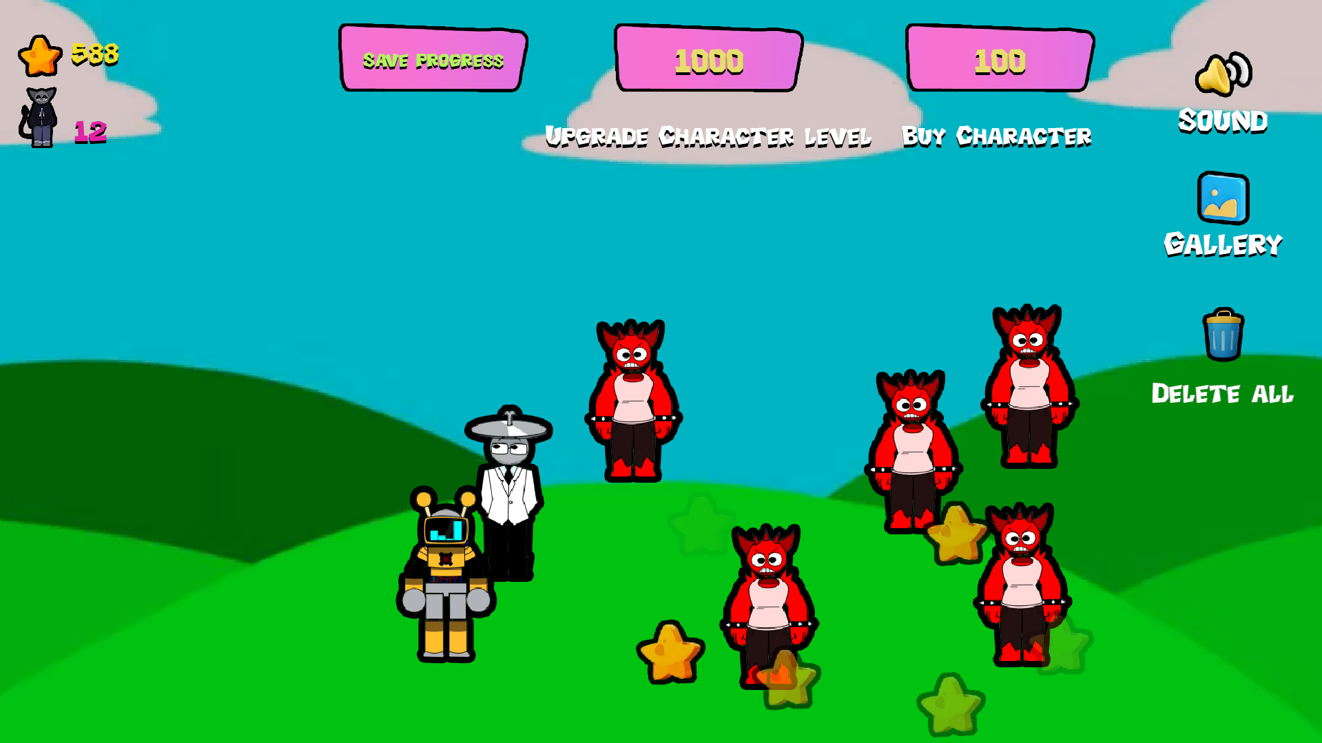 Sprunki: Merge Sprunki Human Mod screenshot
