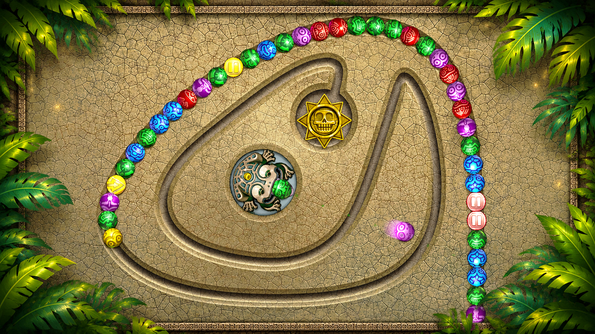 Zuma Deluxe Revege Оригинал — screenshot 5