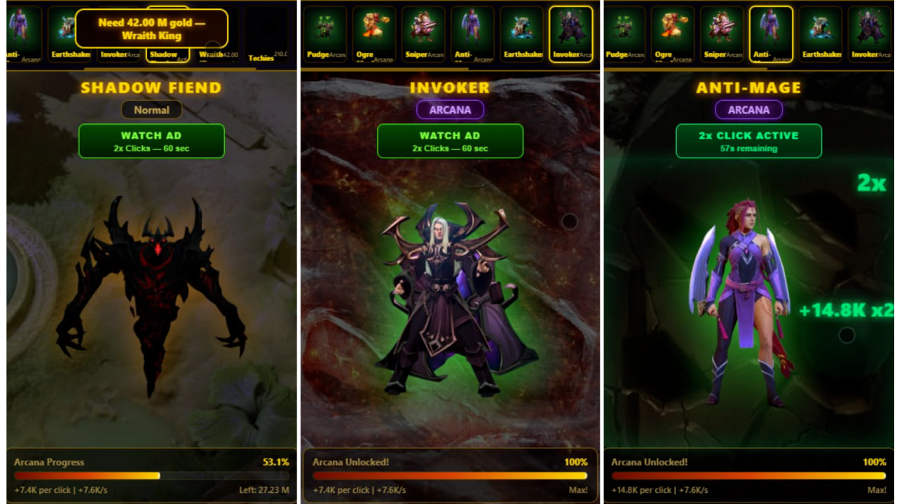 Dota Clicker — screenshot 3