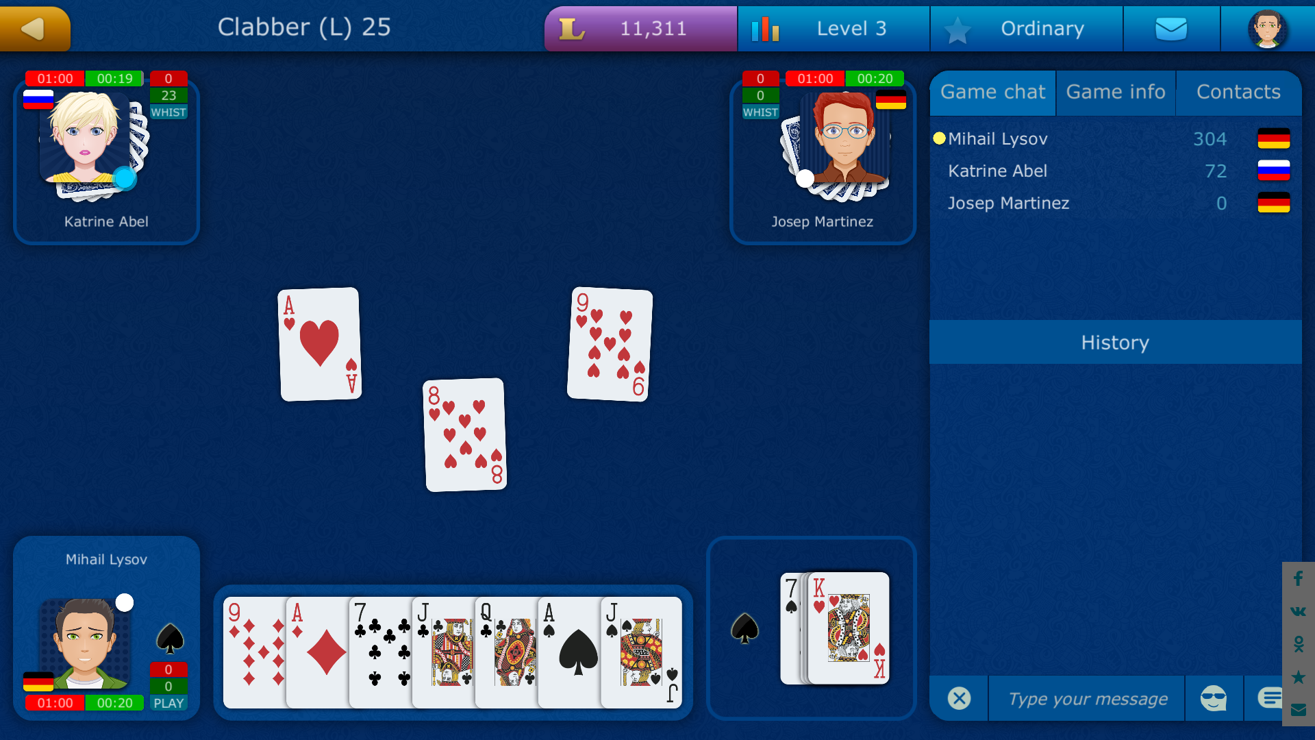 Clabber screenshot