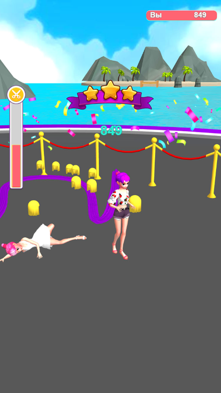 Hair Collect Arena screenshot 8