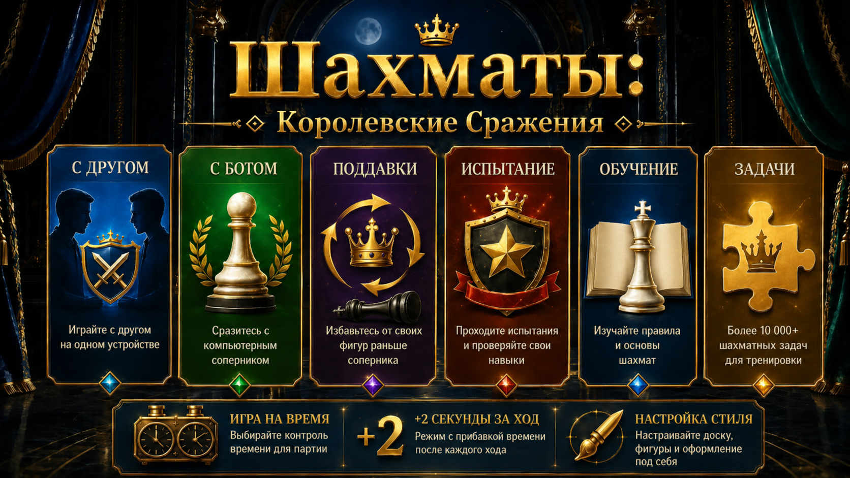 Шахматы: Королевские Сражения — screenshot 1