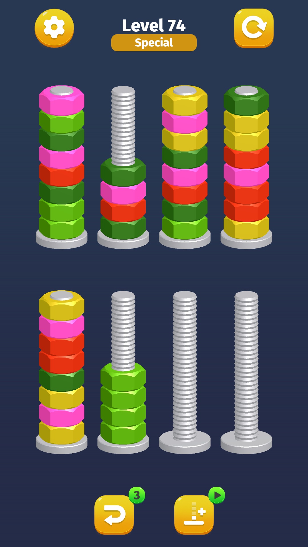 Nut Sort: Color Puzzle Game screenshot 9
