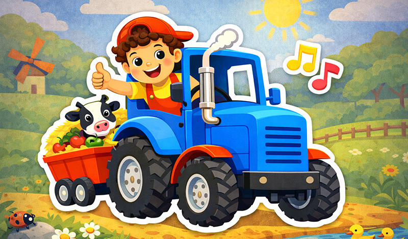Mavi Traktör Bir Şarkıyla Gidiyor