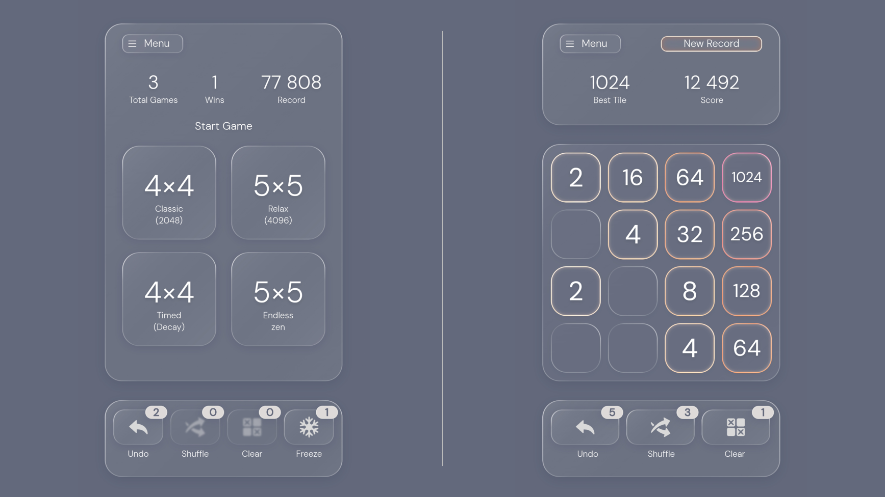 2048 Fresh Start — screenshot 1