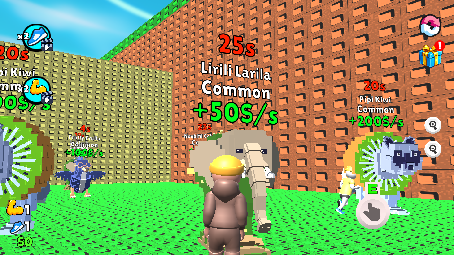 Obby: Break Wall for Cool Brainrot — screenshot 2
