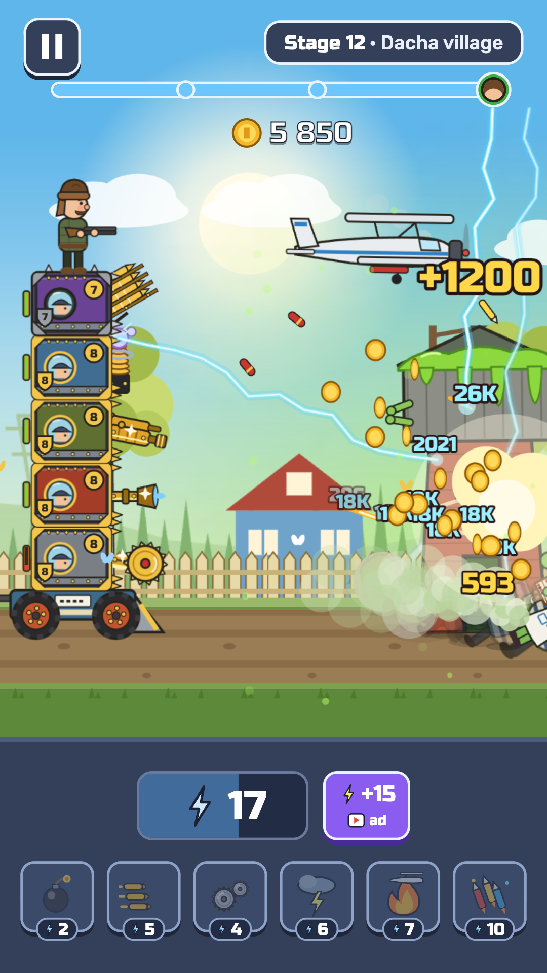 Uncle Vasya: Zombies in the Yard screenshot 6
