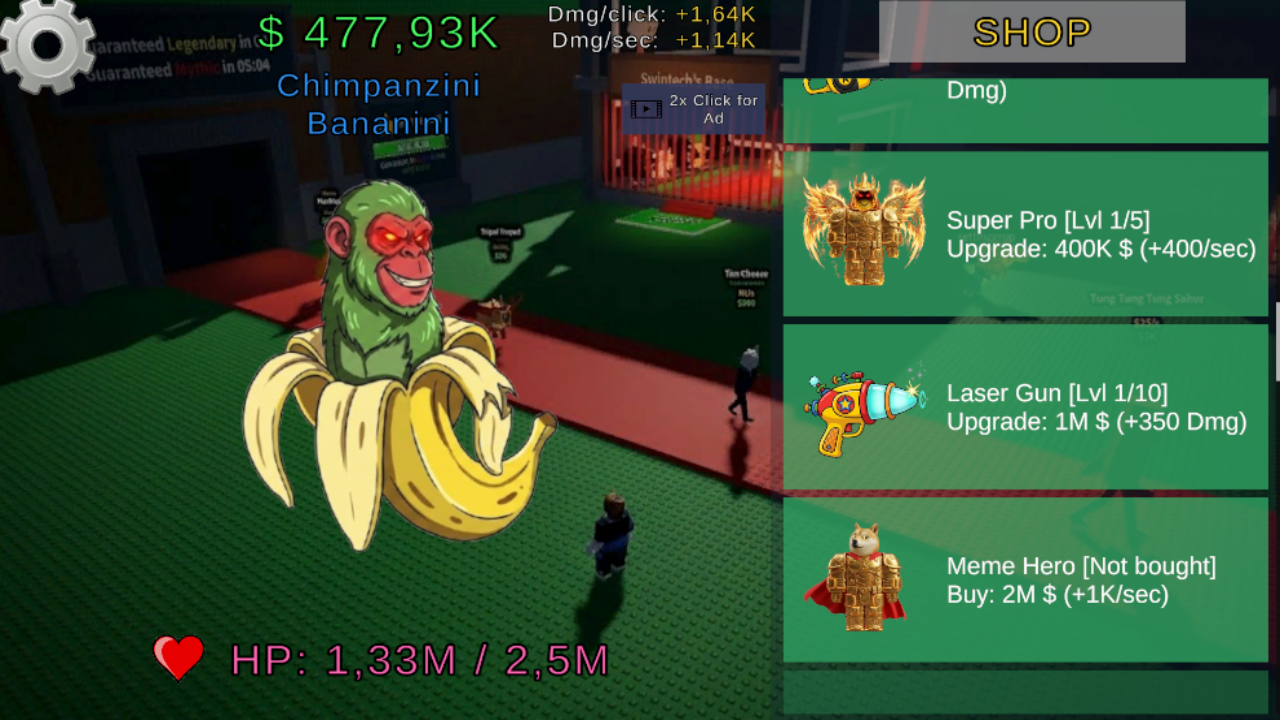 Defeat Brainrot Clicker — screenshot 2