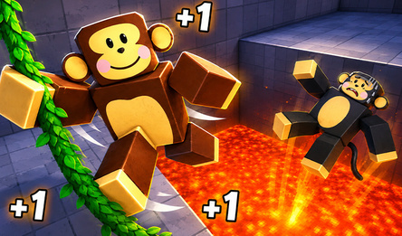 +1 Speed - Monkey Parkour Obby