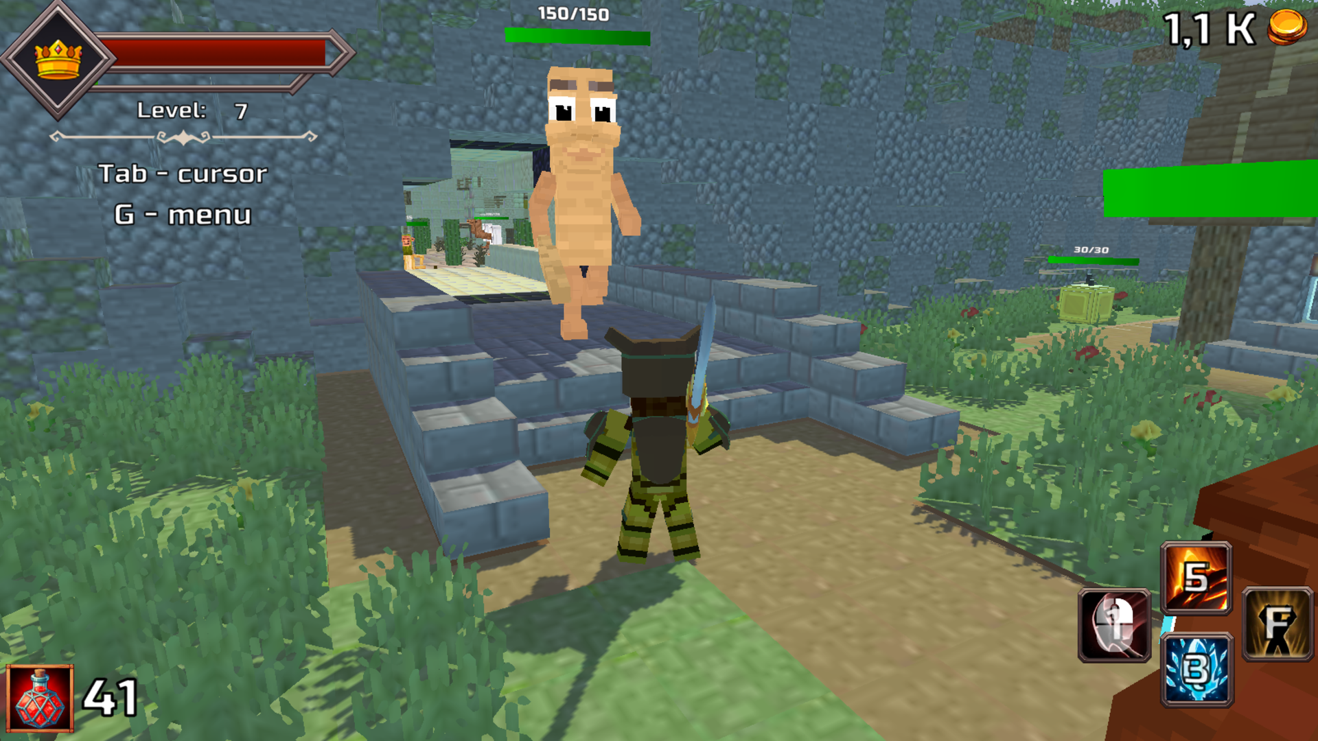 Noob vs Brainrot: RPG Slasher screenshot 3