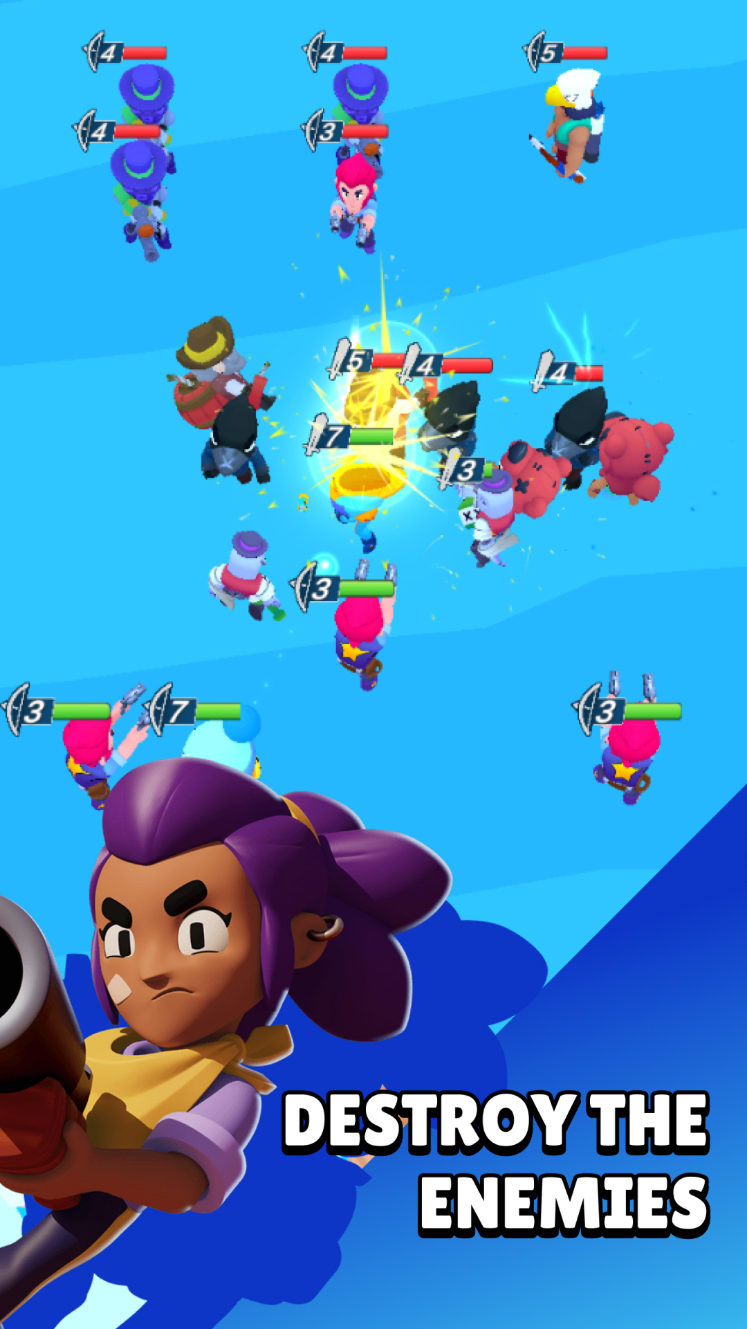 Merge Brawlers: Dangerous Battle screenshot 6
