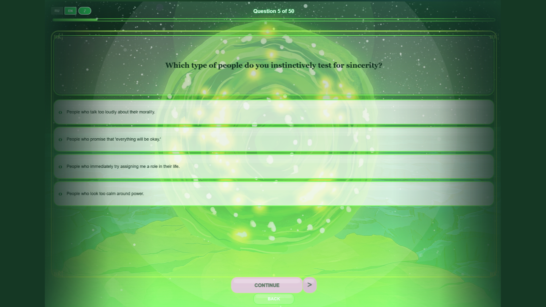 Which Rick and Morty Character Are You? — screenshot 8