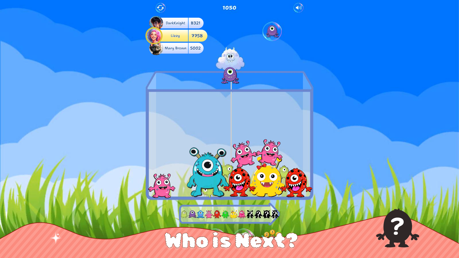 Cute Monsters Merging Game 2048: Merge Original screenshot