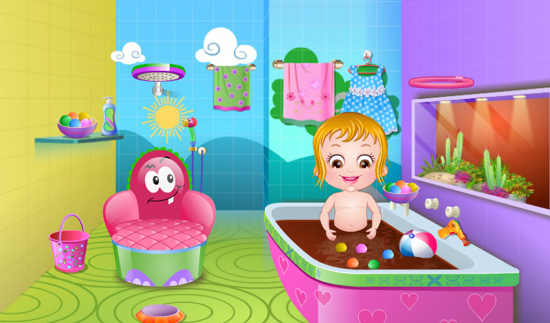 Baby Hazel Spa Bath game cover
