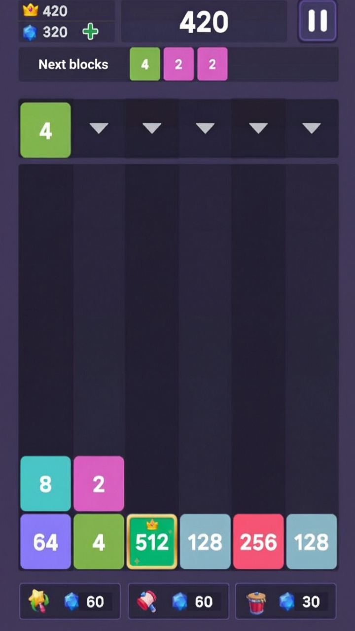 2048 Merge Blocks Puzzle screenshot 3
