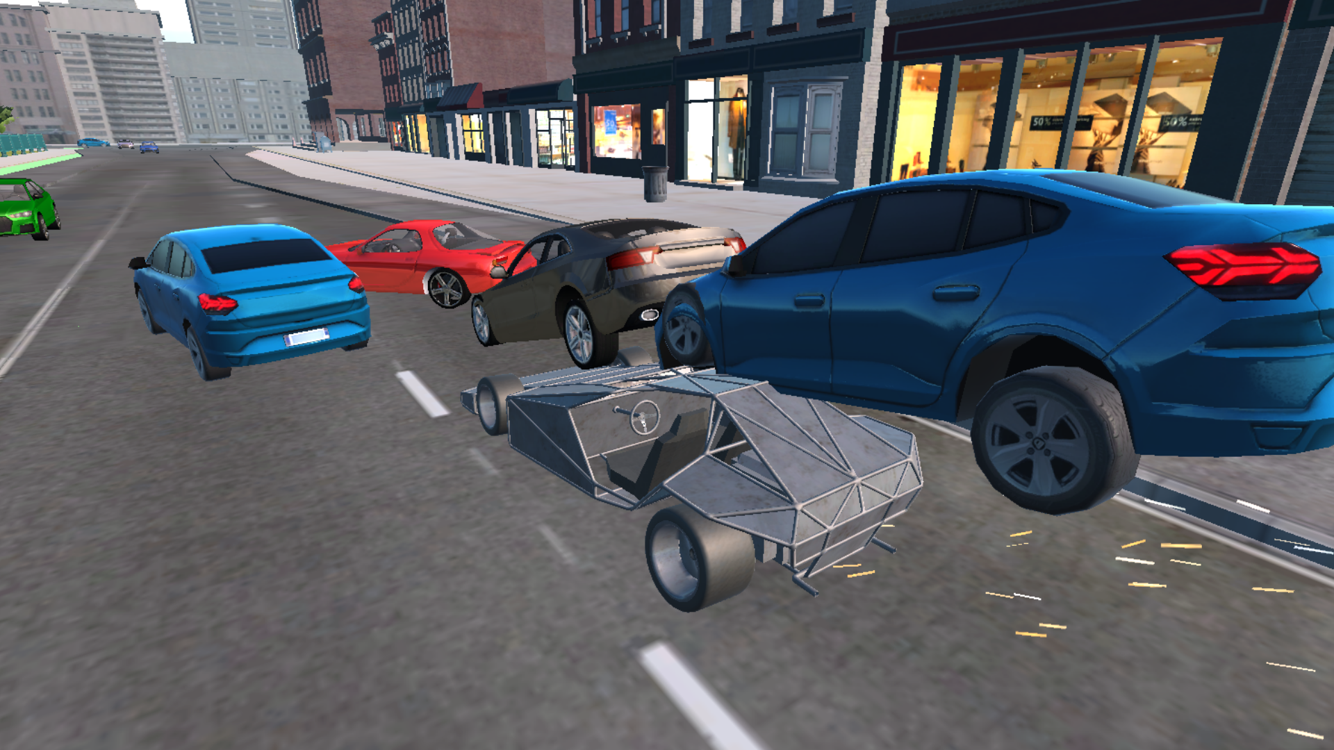 Rampa car vs Cybertruck screenshot