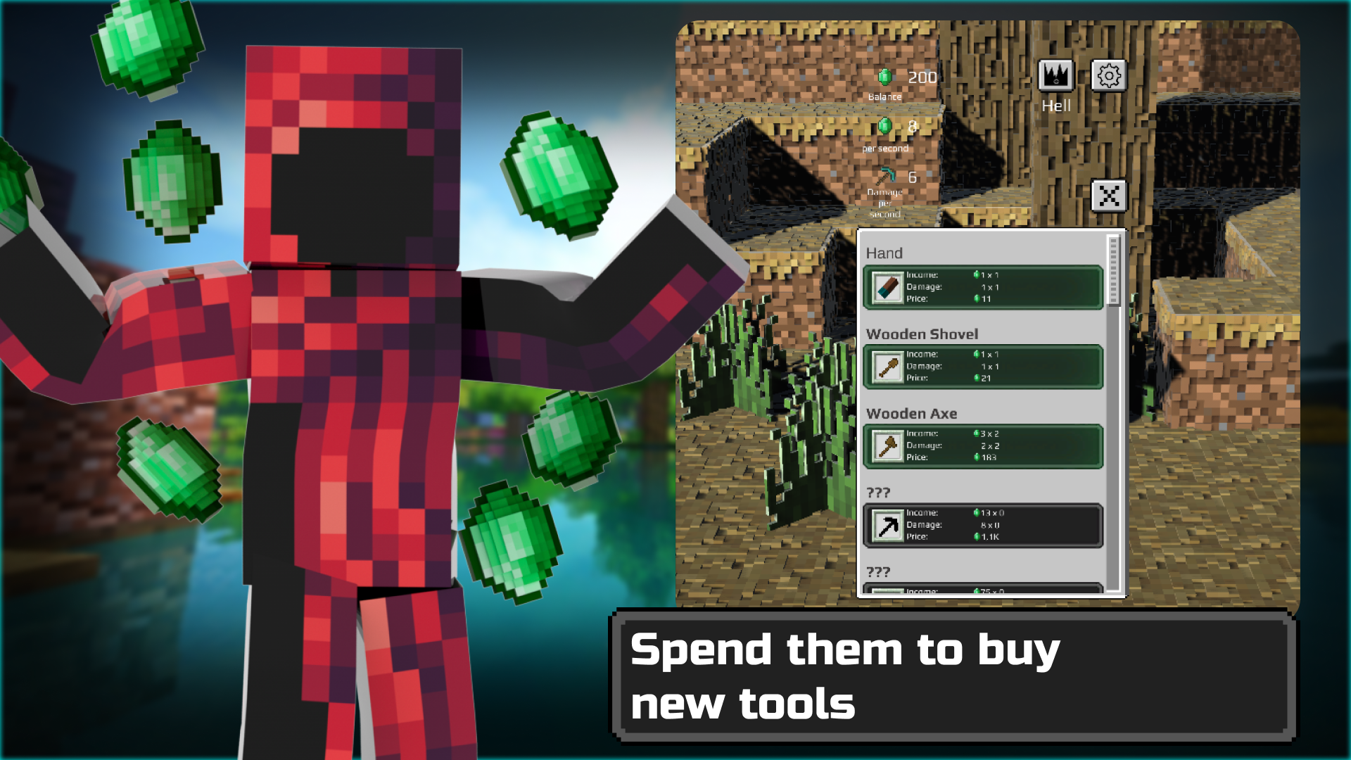 3D Craft Clicker — screenshot 2