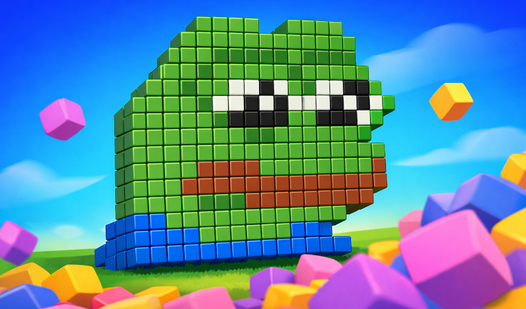 Pixel Puzzle Flow: Color Memes Conveyor