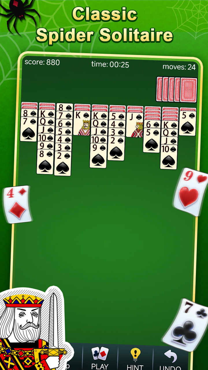 Spider King : Solitaire Game screenshot 7