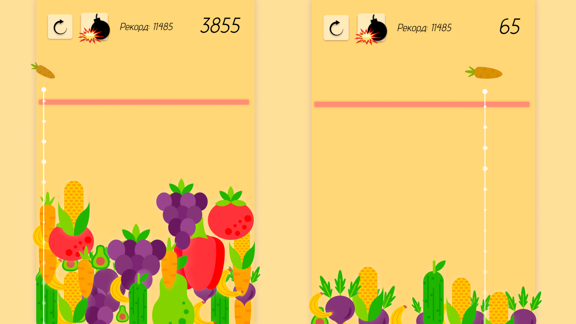 Слияние: фруктовощи — screenshot 4