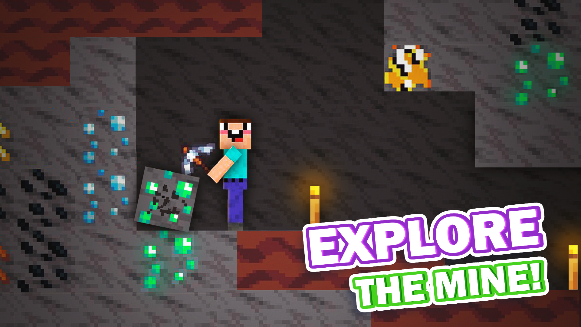 Mine 2D: Survival Herobrine screenshot