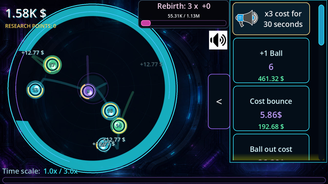 Neon Gravity: Bouncing Balls — screenshot 3