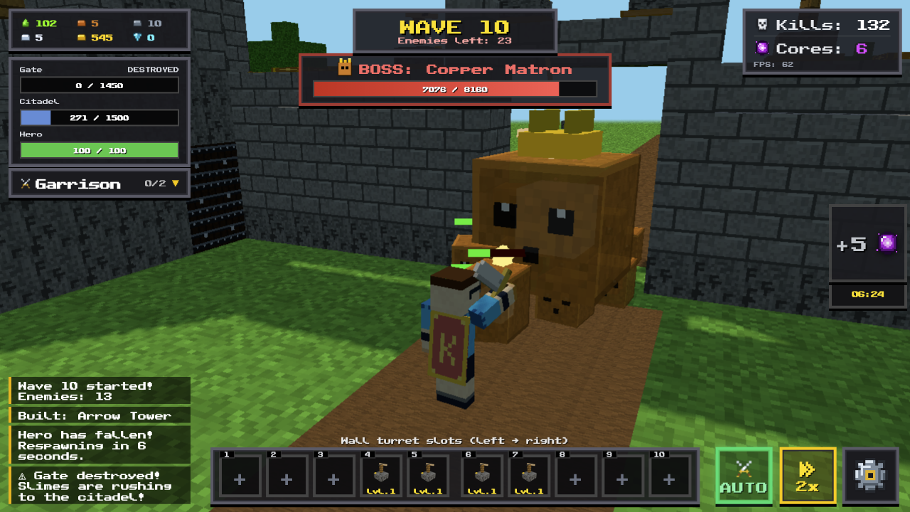 Qubie: Castle Defense screenshot 9
