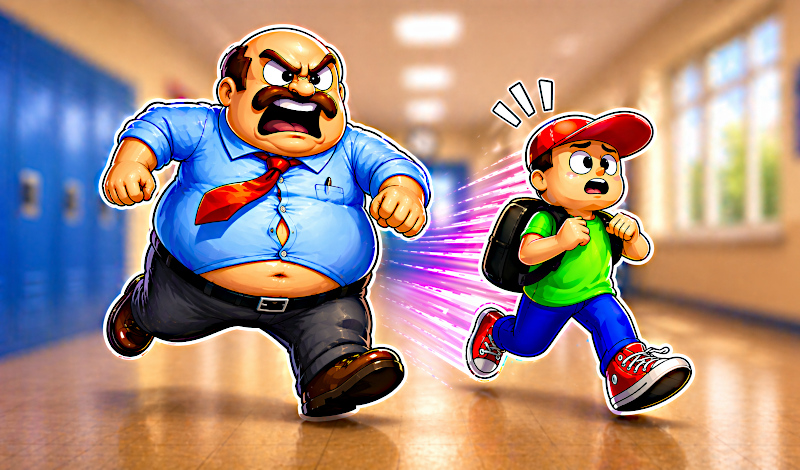 School Escape Obby Run game cover