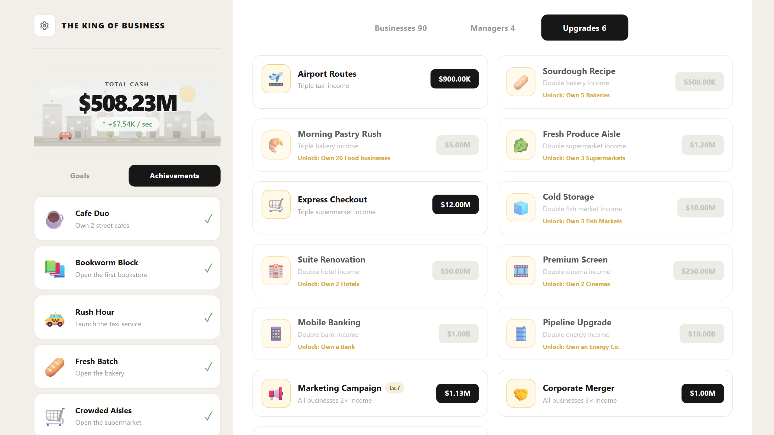 The King of Business screenshot