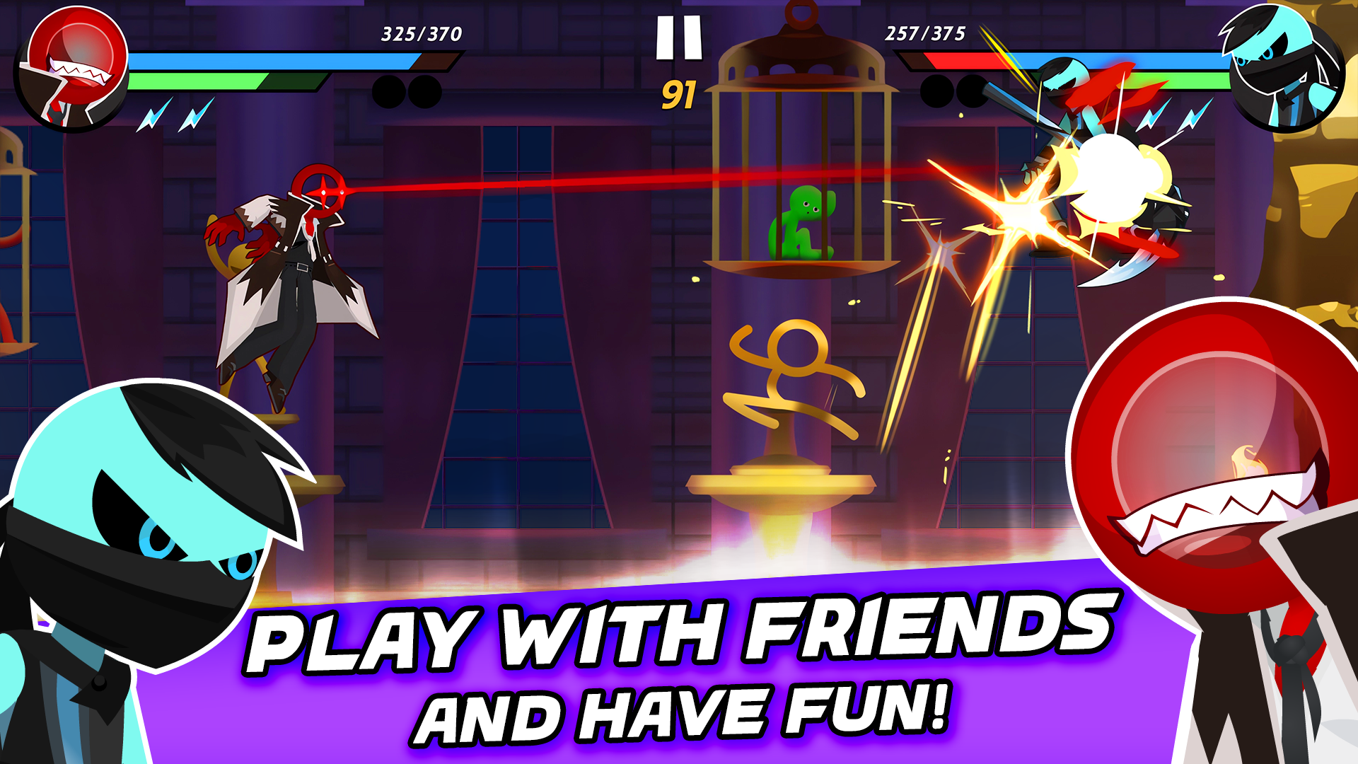 Stick Kombat 2D screenshot
