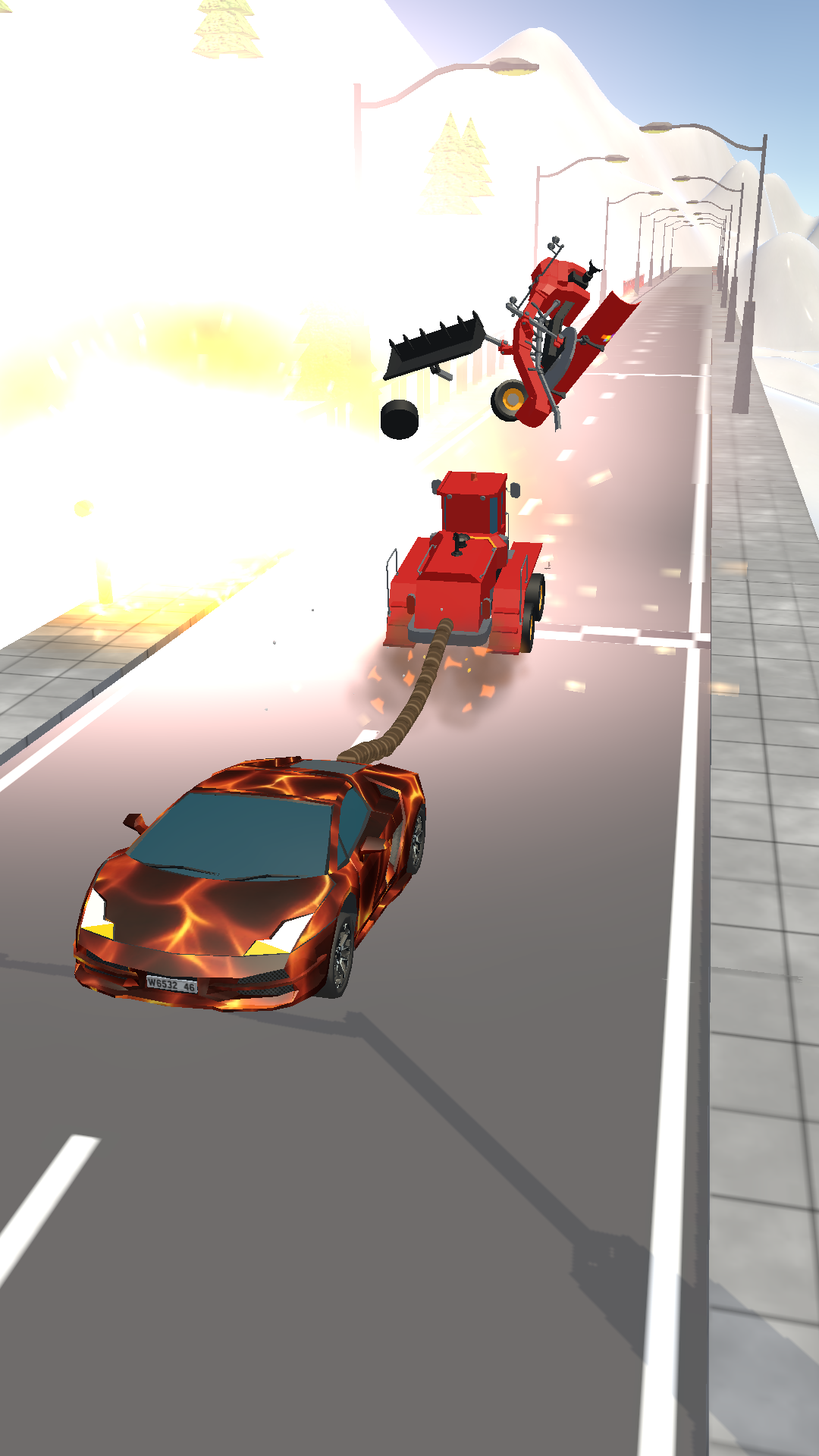 Tug of War with cars! screenshot 8