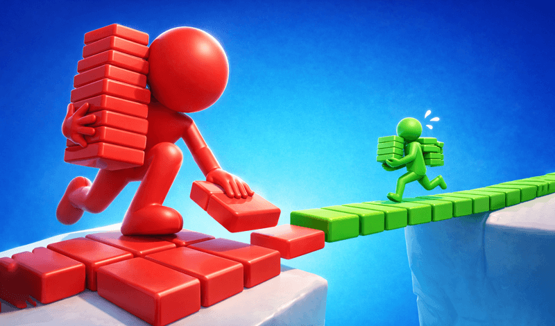 Bridge Race: Color Block Rush game cover