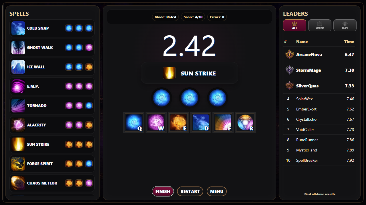 Invoker Game by sdk screenshot 3